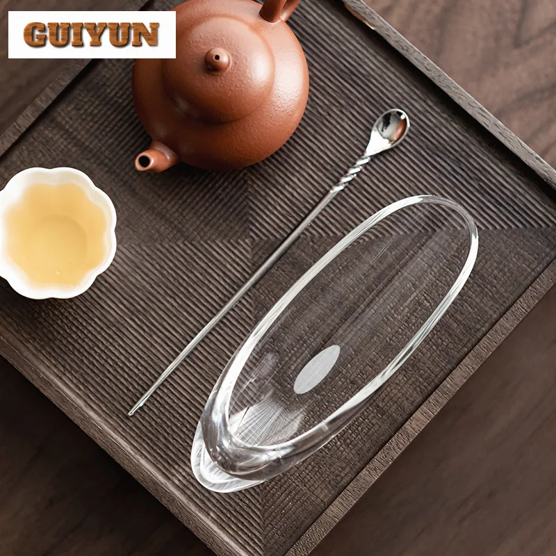 Transparent Crystal Glass Tea Scoop Handmade Shovel Chahe Household Awakening Scoops Tea Ladle Chinese Teaware Decoration Gift
Transparent Crystal Glass Tea Scoop Handmade Shovel Chahe Household Awakening Scoops Tea Ladle Chinese Teaware Decoration Gift