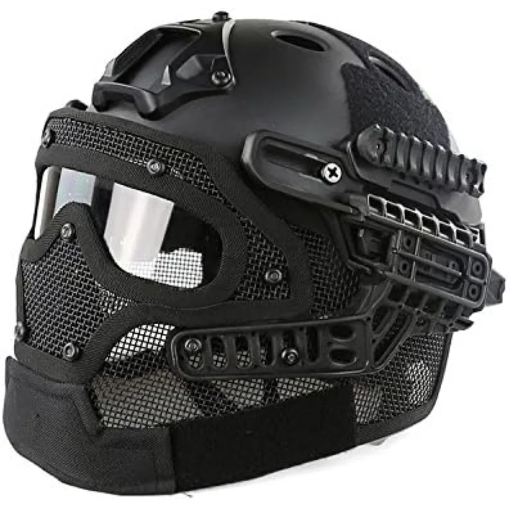 Tactical Protective Helmet Full Face Mask Googgles G4 System Airsoft Paintball Solid Color …
Tactical Protective Helmet Full Face Mask Googgles G4 System Airsoft Paintball Solid Color …