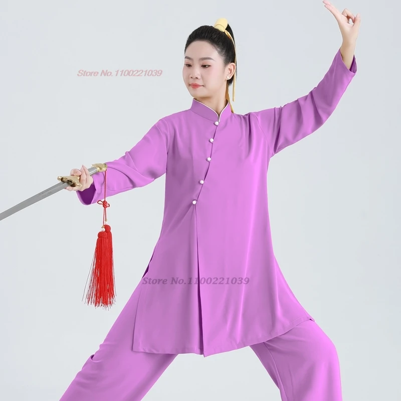 Традиционная китайская униформа тай-чи кунг-фу 2021, дышащая форма для упражнений, ушу, боевые искусства, кунг-фу, комплект для прогулок на открытом воздухе
Традиционная китайская униформа тай-чи кунг-фу 2021, дышащая форма для упражнений, ушу, боевые искусства, кунг-фу, комплект для прогулок на открытом воздухе