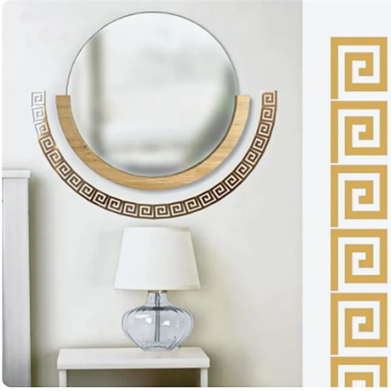 ABFU-60Pcs DIY Geometric Shape Acrylic Decorative Mirror Stickers Removable Adhesive Wall Mirror Décor For Living Room
ABFU-60Pcs DIY Geometric Shape Acrylic Decorative Mirror Stickers Removable Adhesive Wall Mirror Décor For Living Room