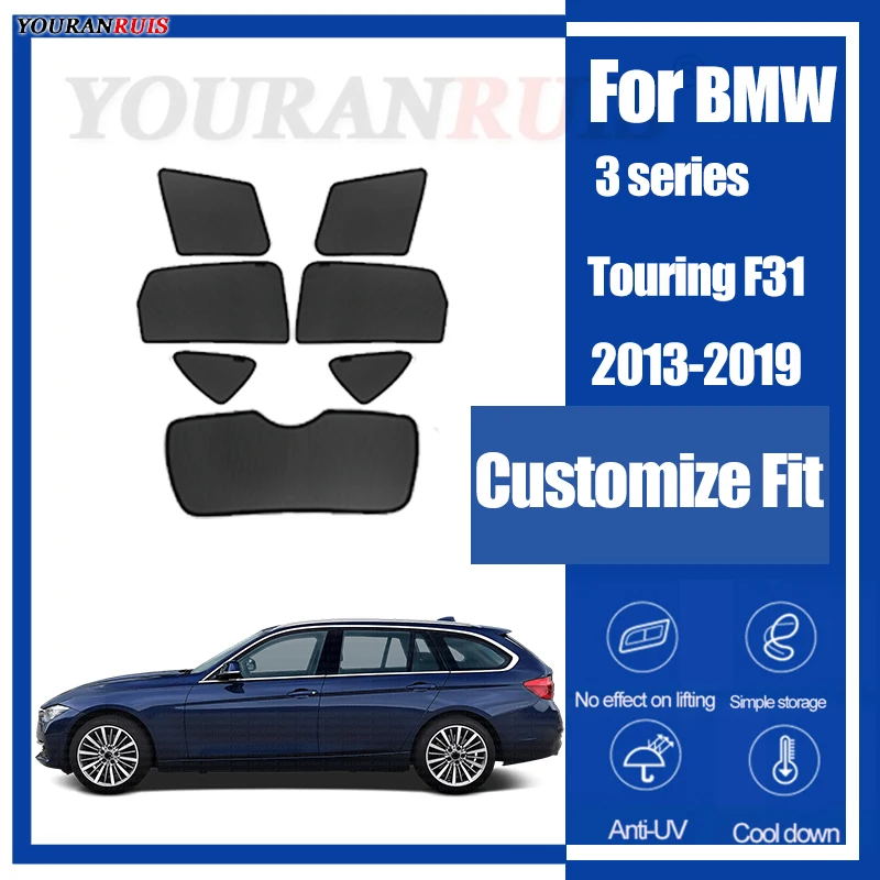For BMW 3 series Touring F31 2013-2019 Magnetic Customized Car windows Sun Shade UV Protection Children Car Curtain Mesh
For BMW 3 series Touring F31 2013-2019 Magnetic Customized Car windows Sun Shade UV Protection Children Car Curtain Mesh