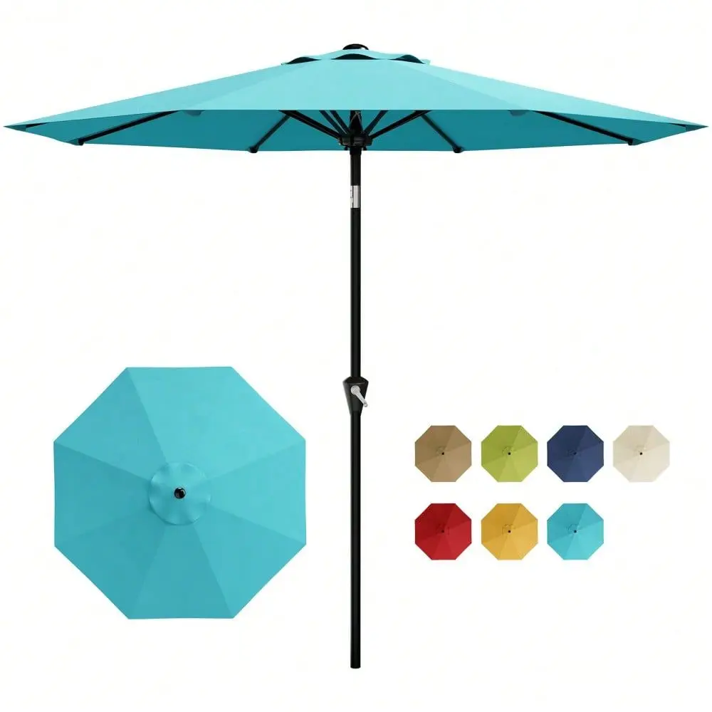Soonbuy 9FT Outdoor Patio Table Umbrella, Market Umbrella With Crank Lift & Push Button Tilt, 8 Sturdy Ribs, Waterproof UV Prot
Soonbuy 9FT Outdoor Patio Table Umbrella, Market Umbrella With Crank Lift & Push Button Tilt, 8 Sturdy Ribs, Waterproof UV Prot