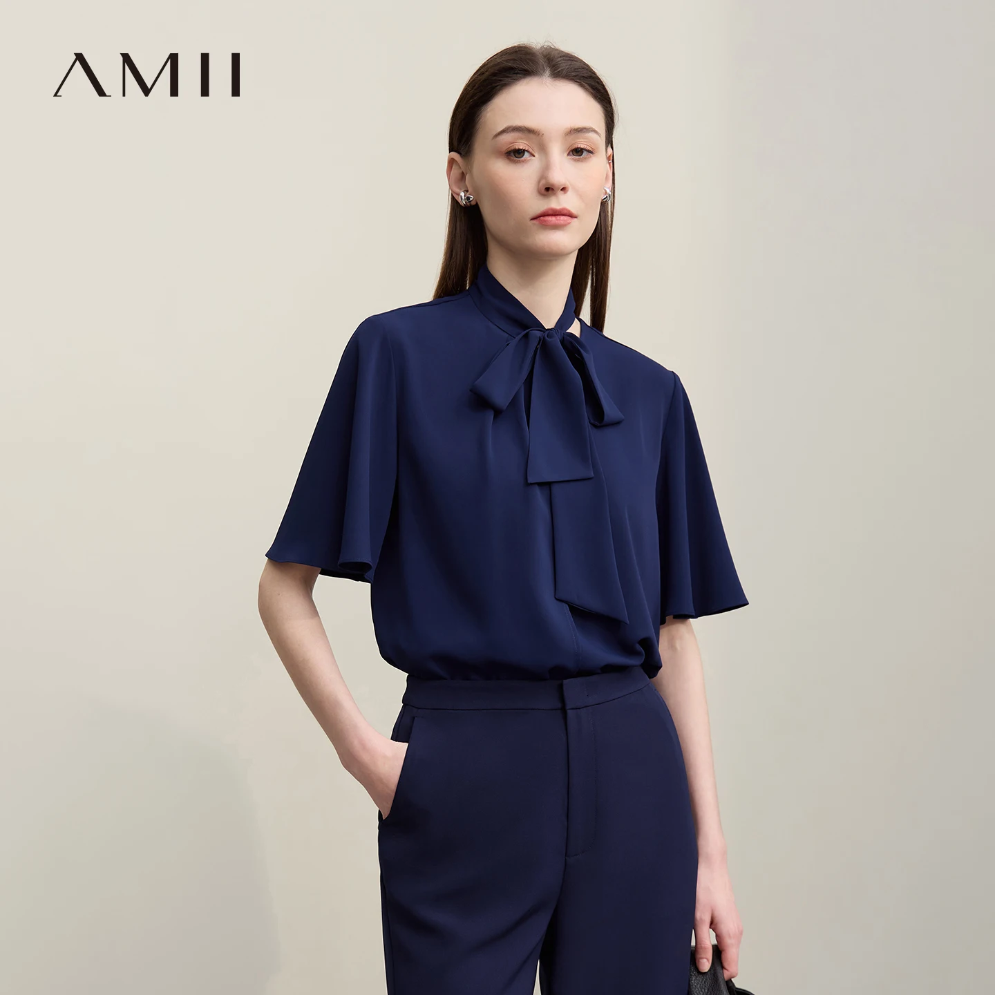 Amii Women's Blouse 2026 Summer New Tie Neck Flare Sleeve Flowy Pullover Top Women Elegant Loose Elegant Chiffon Shirt 12642081
Amii Women's Blouse 2026 Summer New Tie Neck Flare Sleeve Flowy Pullover Top Women Elegant Loose Elegant Chiffon Shirt 12642081