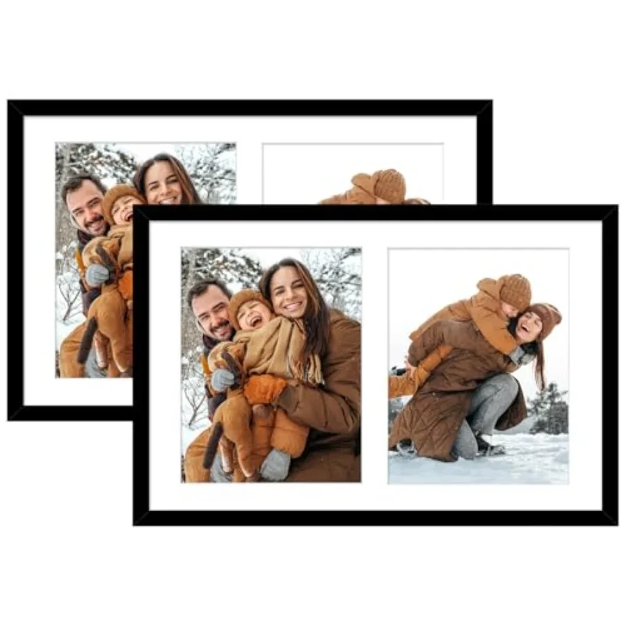 Деревянная рамка 12x19 с паспарту - для двух фотографий 8x10 - с настоящим стеклом, зубчатым креплением и поворотными крючками - для настенного монтажа - отлично подходит для коллажей
Деревянная рамка 12x19 с паспарту - для двух фотографий 8x10 - с настоящим стеклом, зубчатым креплением и поворотными крючками - для настенного монтажа - отлично подходит для коллажей