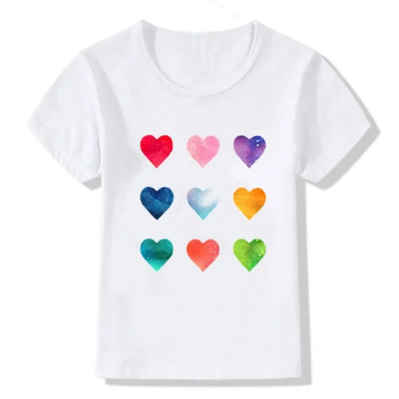 Hot Sale Boys Girls Summer T-shirt Kid Cartoon Heart Tops Tees T Shirt Tshirt Size 1-12 Year Children Clothing
Hot Sale Boys Girls Summer T-shirt Kid Cartoon Heart Tops Tees T Shirt Tshirt Size 1-12 Year Children Clothing