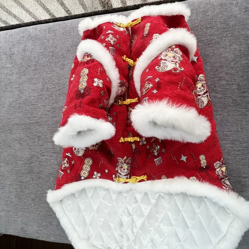 New Year Dog Costume Big Large Dog Clothes Tang Suit Border Collie Samoyed Husky Labrador Golden Retriever Dobermann Clothing
New Year Dog Costume Big Large Dog Clothes Tang Suit Border Collie Samoyed Husky Labrador Golden Retriever Dobermann Clothing