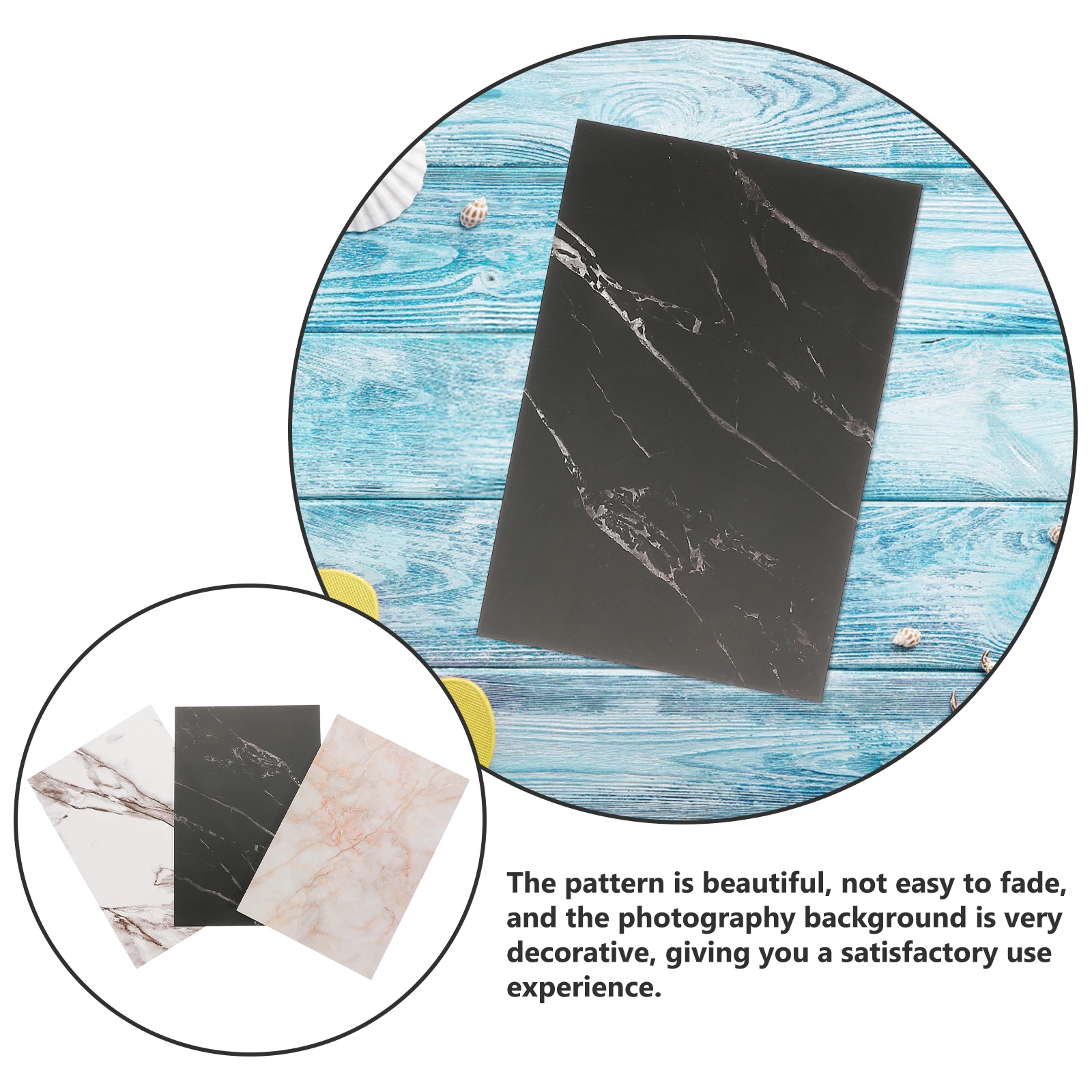 3pcs Marble Pattern Photo Cards Clear Texture Reusable Durable PVC Backdrops for Food Jewelry Photography Proper Size
3pcs Marble Pattern Photo Cards Clear Texture Reusable Durable PVC Backdrops for Food Jewelry Photography Proper Size