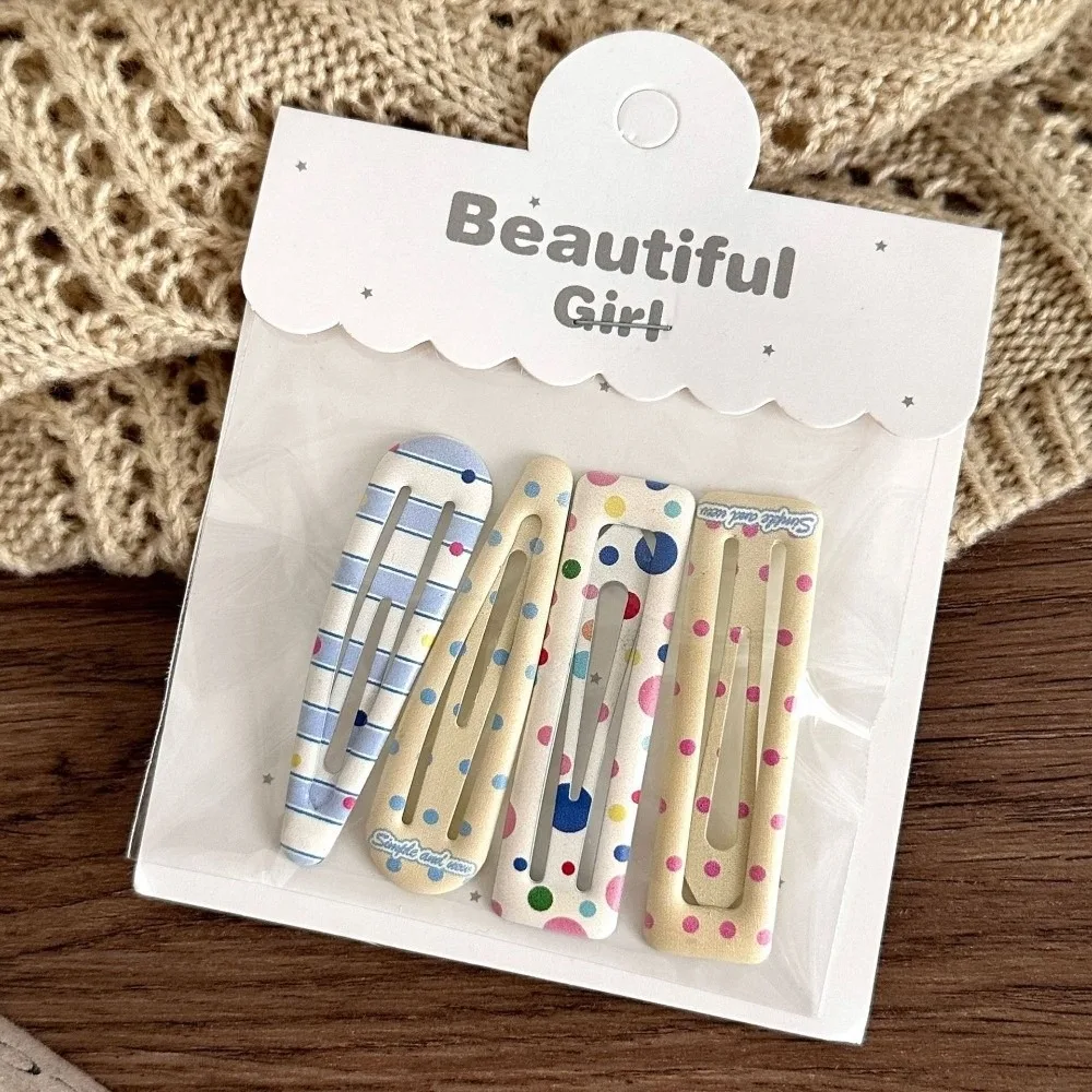4-Pack Candy Cream Color Children's Hair Clips Square Girls' Hair Accessories Clips Baby Bangs Water Drop Clips Hairpins
4-Pack Candy Cream Color Children's Hair Clips Square Girls' Hair Accessories Clips Baby Bangs Water Drop Clips Hairpins