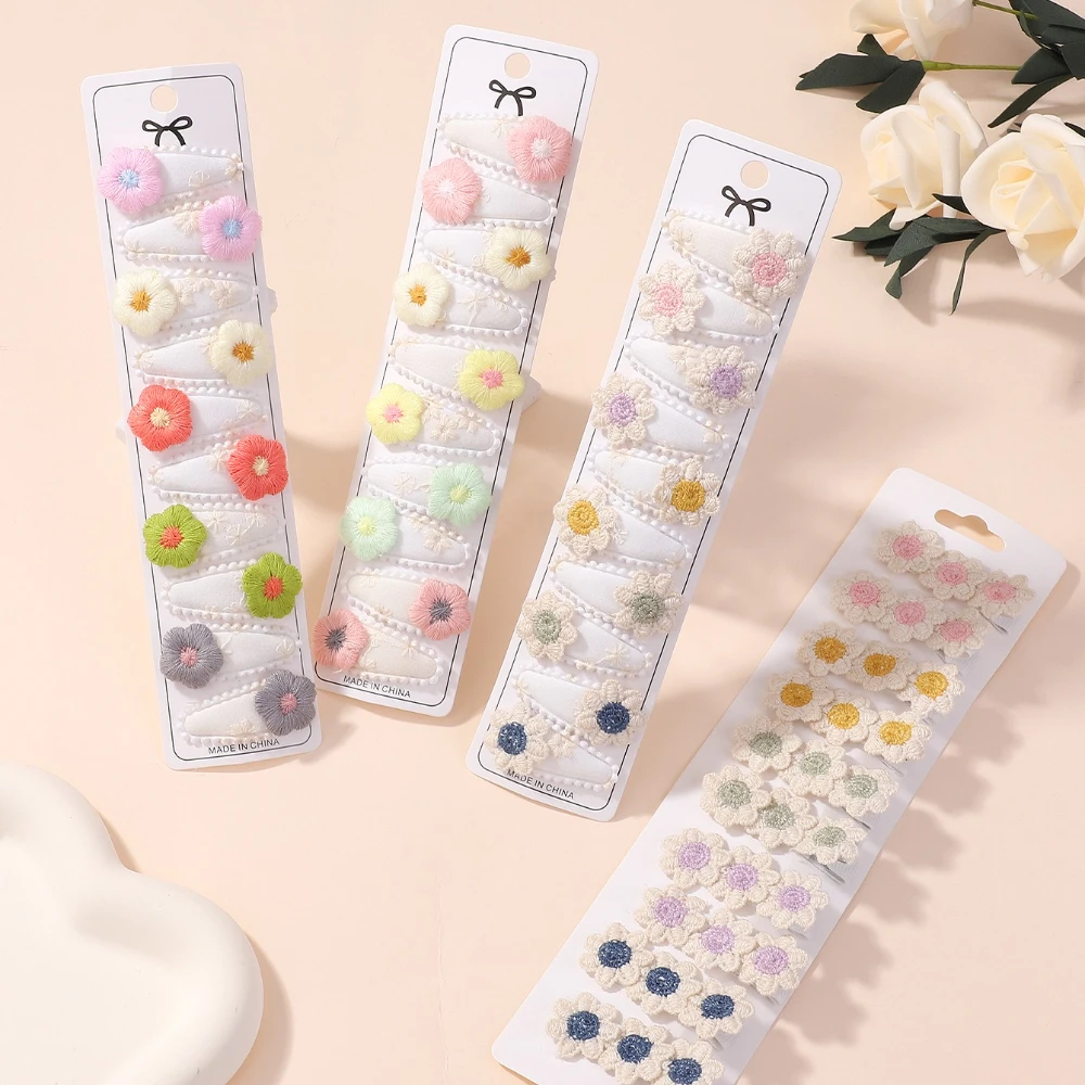 10Pcs/Set Baby Hair Clip Cute Mini Flower Hairpins for Toddler Children Girl Lovely BB Clips Headwear Accessories Gifts
10Pcs/Set Baby Hair Clip Cute Mini Flower Hairpins for Toddler Children Girl Lovely BB Clips Headwear Accessories Gifts