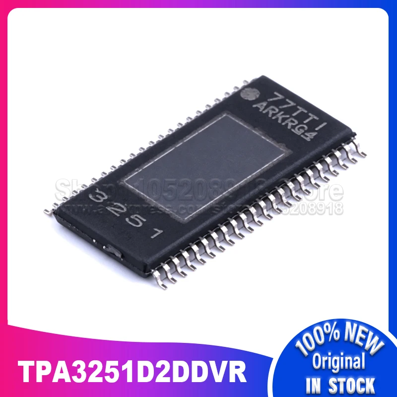 5PCS/LOT TPA3251D2DDVR TPA3251D2DDVR TPA3251D2 3251 HTSSOP44 100% New Spot stock
5PCS/LOT TPA3251D2DDVR TPA3251D2DDVR TPA3251D2 3251 HTSSOP44 100% New Spot stock