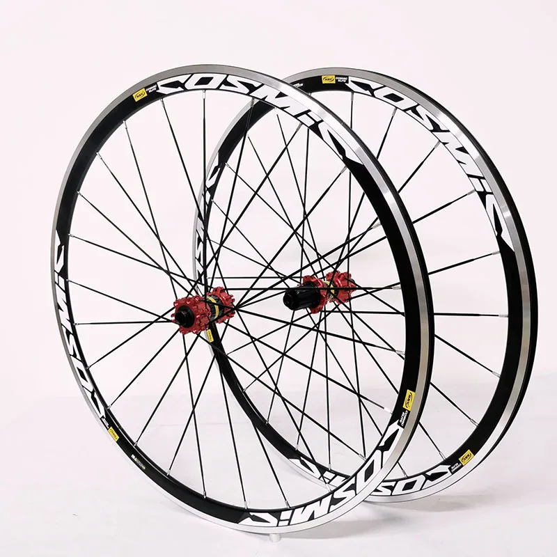 700C30MM Aluminum Road Bike Disc Brake Barrel Axle Wheel Set Front and Rear Wheels 24 Holes CosmicElite
700C30MM Aluminum Road Bike Disc Brake Barrel Axle Wheel Set Front and Rear Wheels 24 Holes CosmicElite