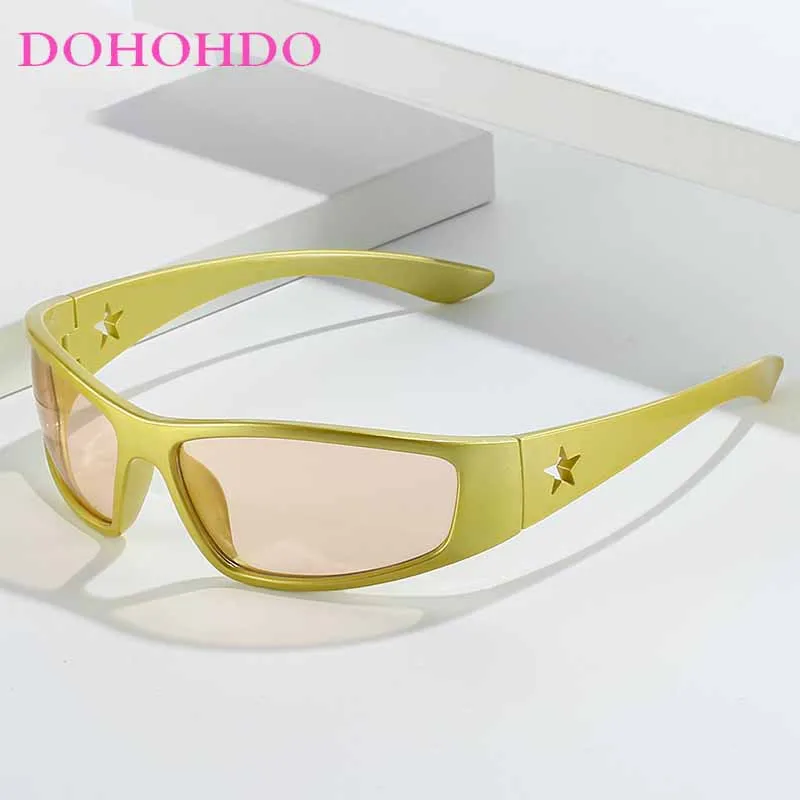 Fashion Hip Hop Y2K Steampunk Pentagram Design Sunglasses Women Men Retro Luxury Outdoor Cycling Sports Shade Sunglasses UV400
Fashion Hip Hop Y2K Steampunk Pentagram Design Sunglasses Women Men Retro Luxury Outdoor Cycling Sports Shade Sunglasses UV400