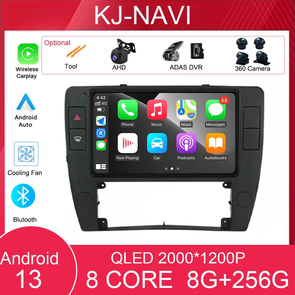 Android 13 For Volkswagen Passat B5 2000 - 2005 Car Radio Multimedia Video Player Navigation GPS Carplay No 2din 2 Din Dvd
Android 13 For Volkswagen Passat B5 2000 - 2005 Car Radio Multimedia Video Player Navigation GPS Carplay No 2din 2 Din Dvd