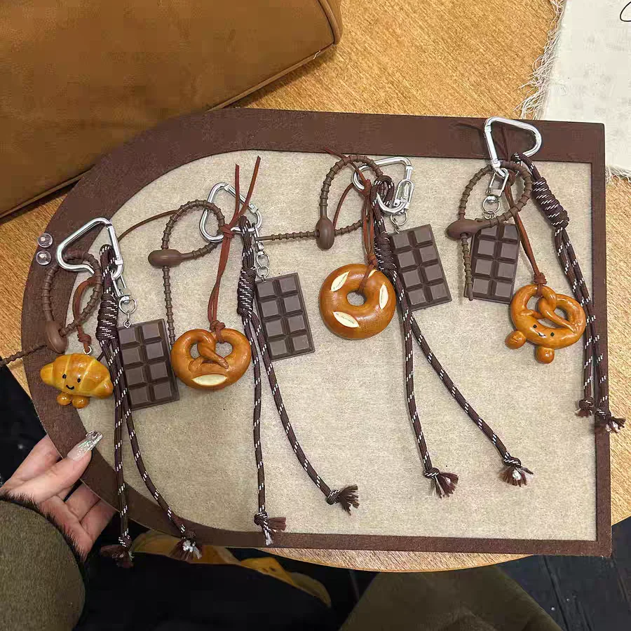 New Style Food Theme Bread Burger Bag Charm Keychain Hanging Pendant Handbag Schoolbag Decor Accessories Valentine's Day Gift
New Style Food Theme Bread Burger Bag Charm Keychain Hanging Pendant Handbag Schoolbag Decor Accessories Valentine's Day Gift