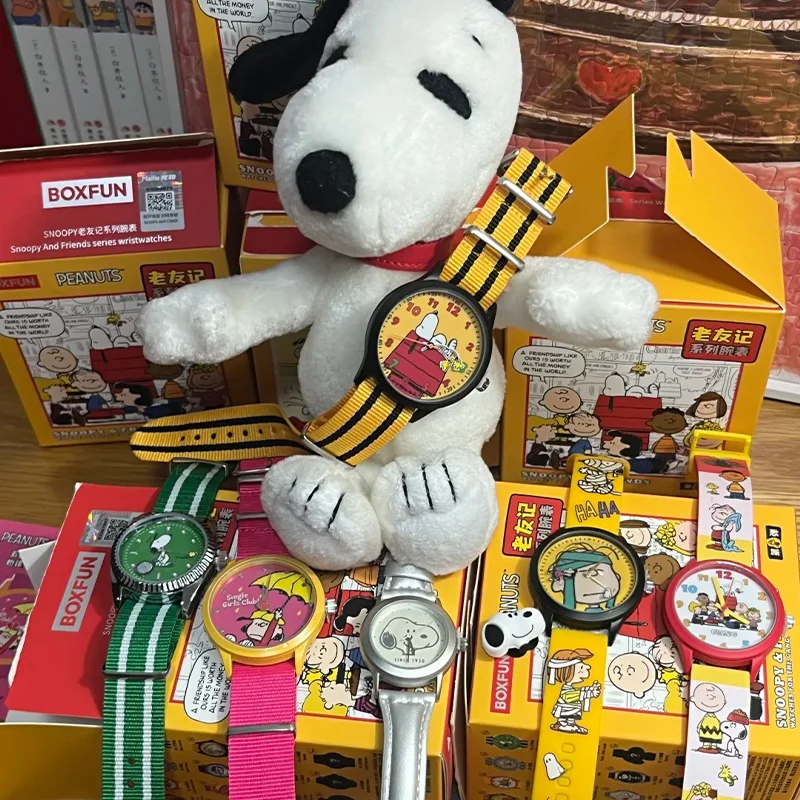 Подлинные часы серии Snoopy Friends, слепая коробка, мультяшный периферийный подарок на день рождения, Рождество, милый для мальчиков и девочек
Подлинные часы серии Snoopy Friends, слепая коробка, мультяшный периферийный подарок на день рождения, Рождество, милый для мальчиков и девочек