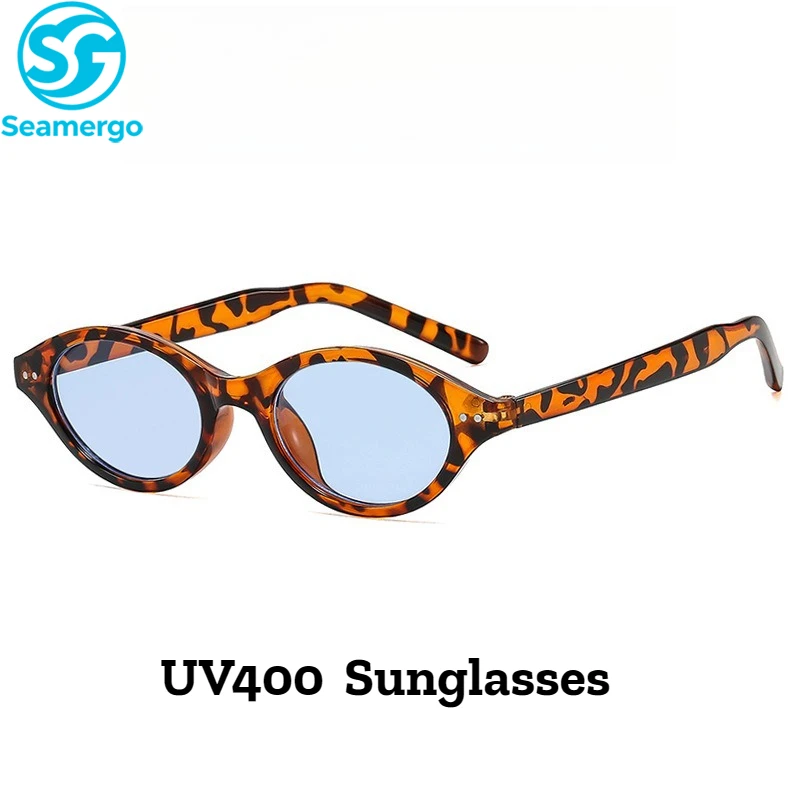 SEAMERGO Women's Fashion Oval Small Frame Sunglasses Men's Women's New Trend Retro Fashion Glasses UV400 Luxury Sunglasses
SEAMERGO Women's Fashion Oval Small Frame Sunglasses Men's Women's New Trend Retro Fashion Glasses UV400 Luxury Sunglasses
