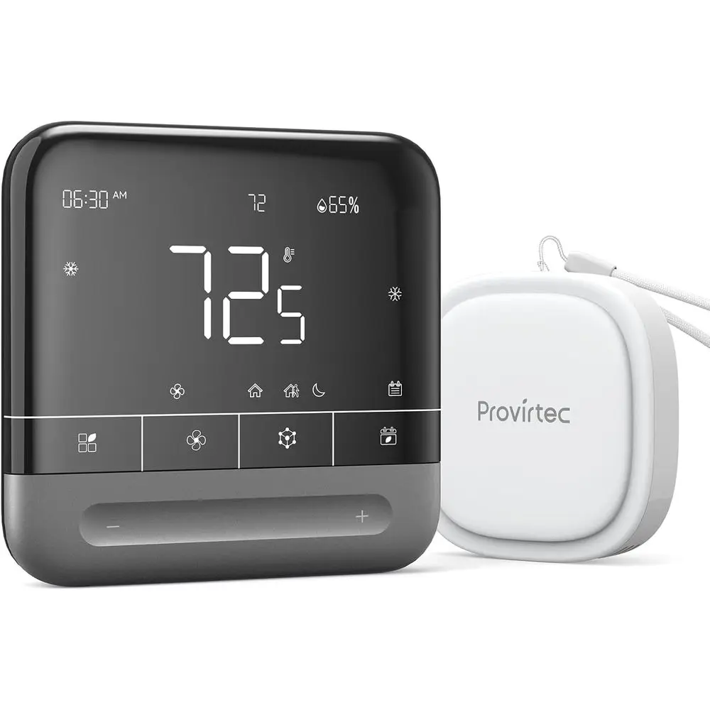 Energy-Efficient Programmable Smart Home Sensors with Large 3.95 Touchscreen, C-Wire Compatible