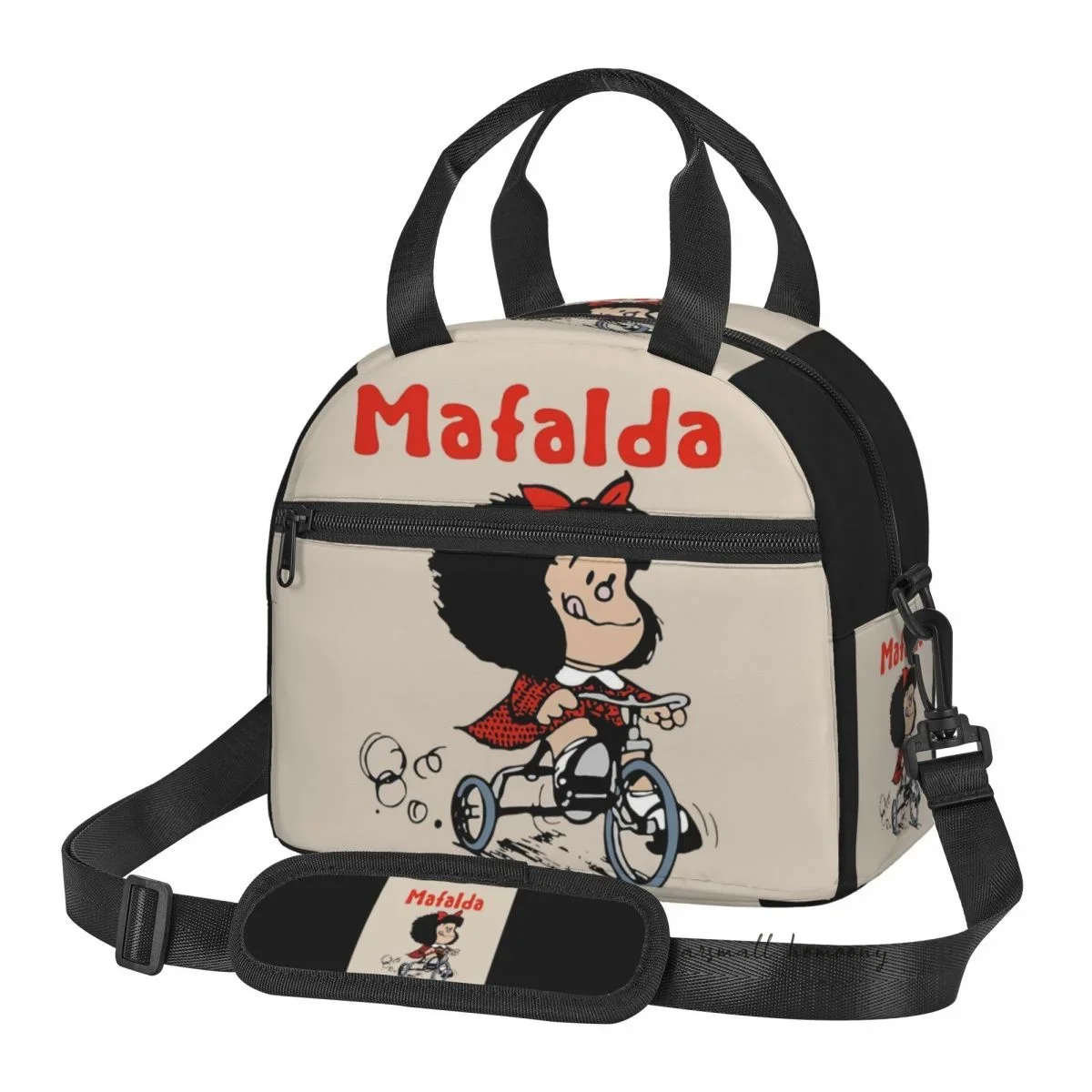 Сумка для ланча Mafalda для женщин, портативная термоизолированная сумка для пикника, многофункциональная Сумочка для еды
Сумка для ланча Mafalda для женщин, портативная термоизолированная сумка для пикника, многофункциональная Сумочка для еды