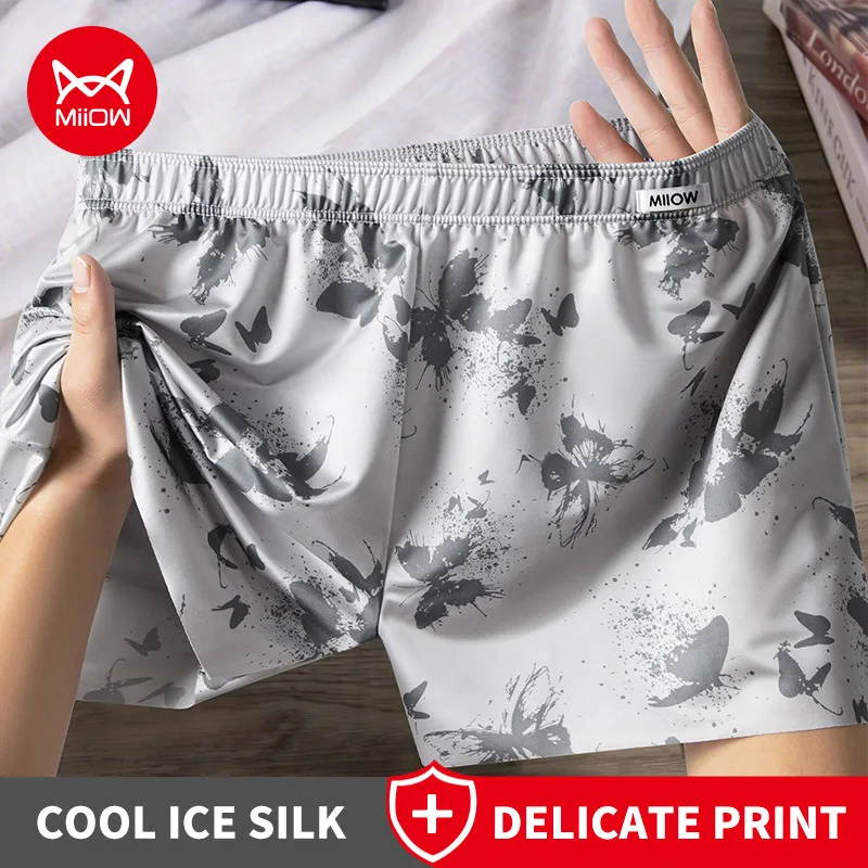 MiiOW 2/3/4/6Pcs Ice Silk Men Underwear Boxers Summer Breathable Man Panties Large Size Shorts Underpants Mens Home Aloha Pants
MiiOW 2/3/4/6Pcs Ice Silk Men Underwear Boxers Summer Breathable Man Panties Large Size Shorts Underpants Mens Home Aloha Pants
