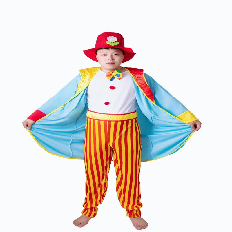 Adult Clown Costume For Men Joker Role Play Funny Circus Clown Colorful Suit Halloween Clown Costume Cosplay Outfit For Adults
Adult Clown Costume For Men Joker Role Play Funny Circus Clown Colorful Suit Halloween Clown Costume Cosplay Outfit For Adults