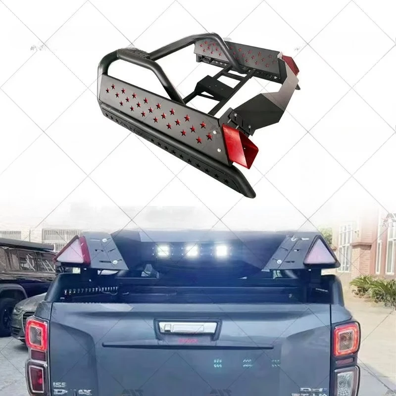 2025 Hot Sale Rear Headache Rack Trunk Storage Rack Pickup Trunk Rack Frame Gantry for Hilux Accessoriescustom
2025 Hot Sale Rear Headache Rack Trunk Storage Rack Pickup Trunk Rack Frame Gantry for Hilux Accessoriescustom