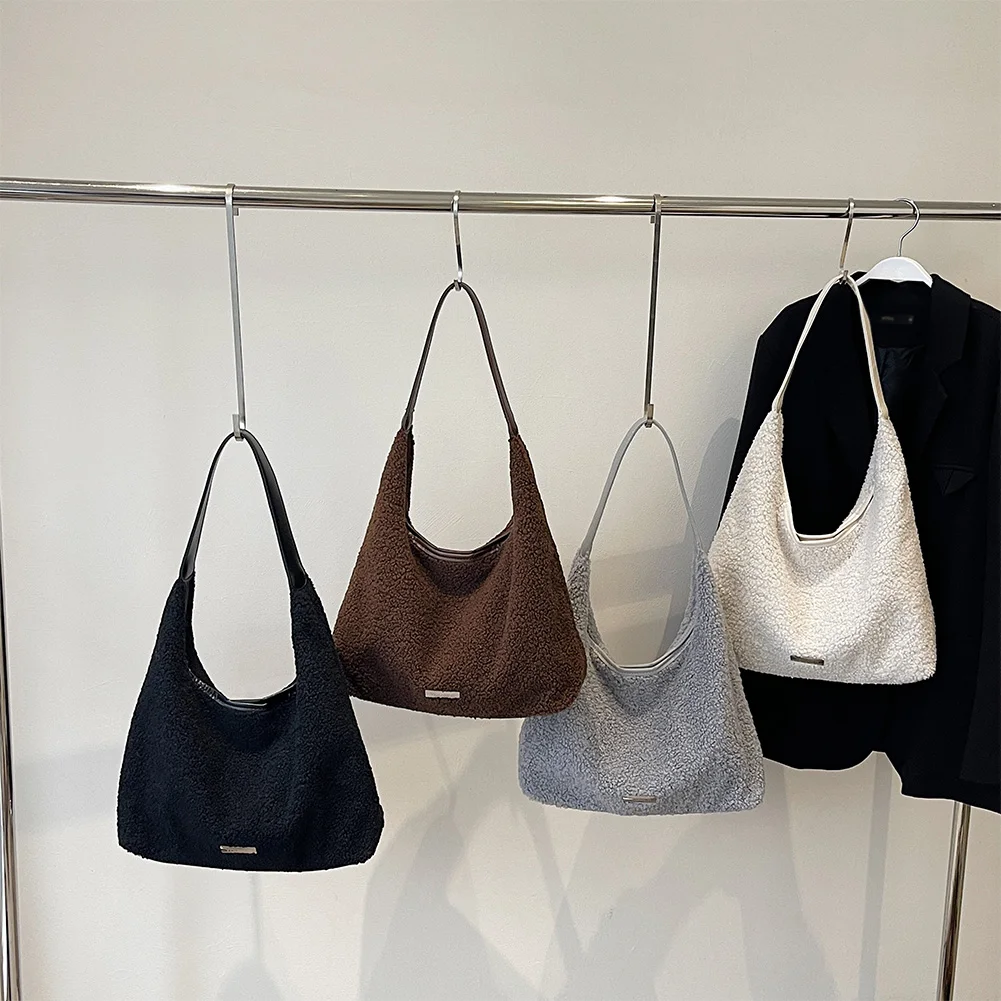 Women Plush Shoulder Bag Cute Fluffy Tote Handbag Large Capacity Soft Plush Top Handle Bag Cute Fuzzy Purse Shopping Dating Bag
Women Plush Shoulder Bag Cute Fluffy Tote Handbag Large Capacity Soft Plush Top Handle Bag Cute Fuzzy Purse Shopping Dating Bag