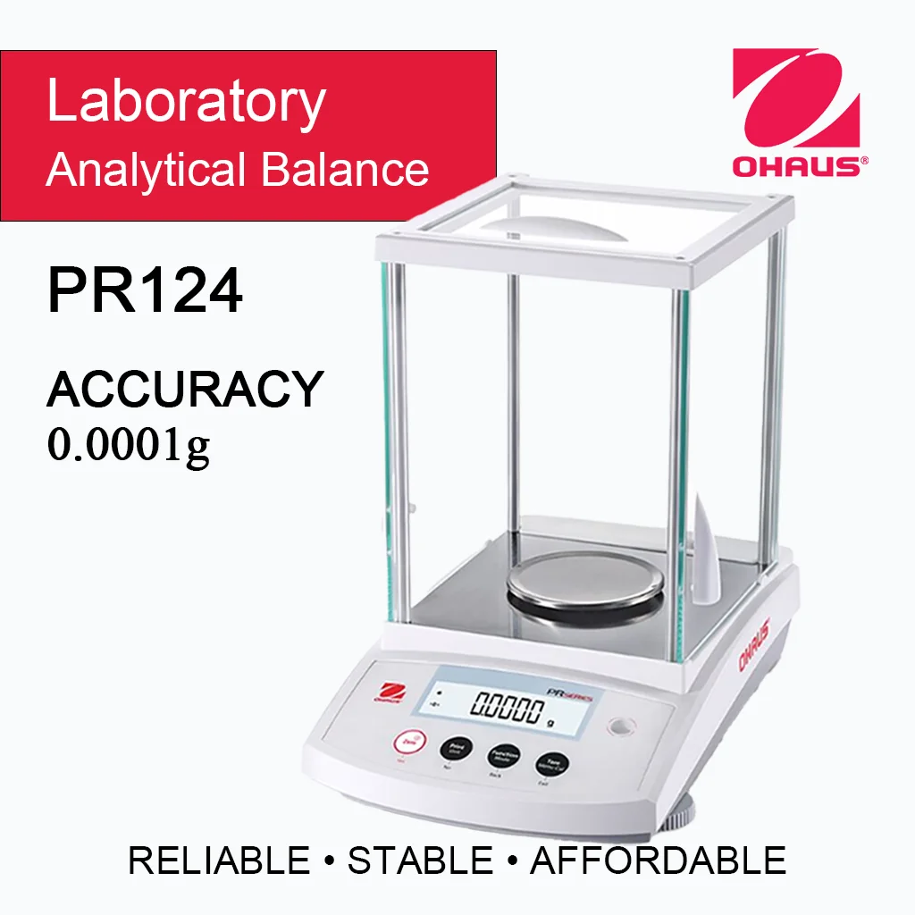 PR124/E PR124 Analytical Balance 120g/0.0001g High Precision Analytical Laboratory Scale
PR124/E PR124 Analytical Balance 120g/0.0001g High Precision Analytical Laboratory Scale