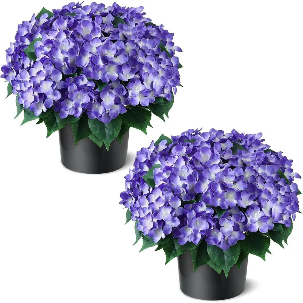 UV-Resistant Artificial Hydrangea Topiary Trees Set, Outdoor/Indoor Potted Plants for Home & Garden Decor
UV-Resistant Artificial Hydrangea Topiary Trees Set, Outdoor/Indoor Potted Plants for Home & Garden Decor