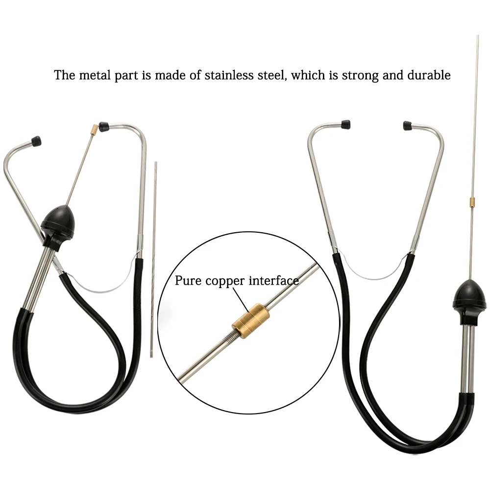 Automotive Diagnostic Mechanical Cylinder Stethoscope - Stainless Steel Automotive Engine Diagnostic Tool
Automotive Diagnostic Mechanical Cylinder Stethoscope - Stainless Steel Automotive Engine Diagnostic Tool