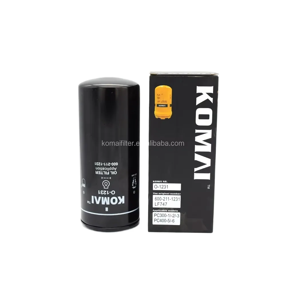 Engine Oil Filter 600-211-1290 600-211-1231 600-311-1231 for Komatsu Excavator PC300
Engine Oil Filter 600-211-1290 600-211-1231 600-311-1231 for Komatsu Excavator PC300