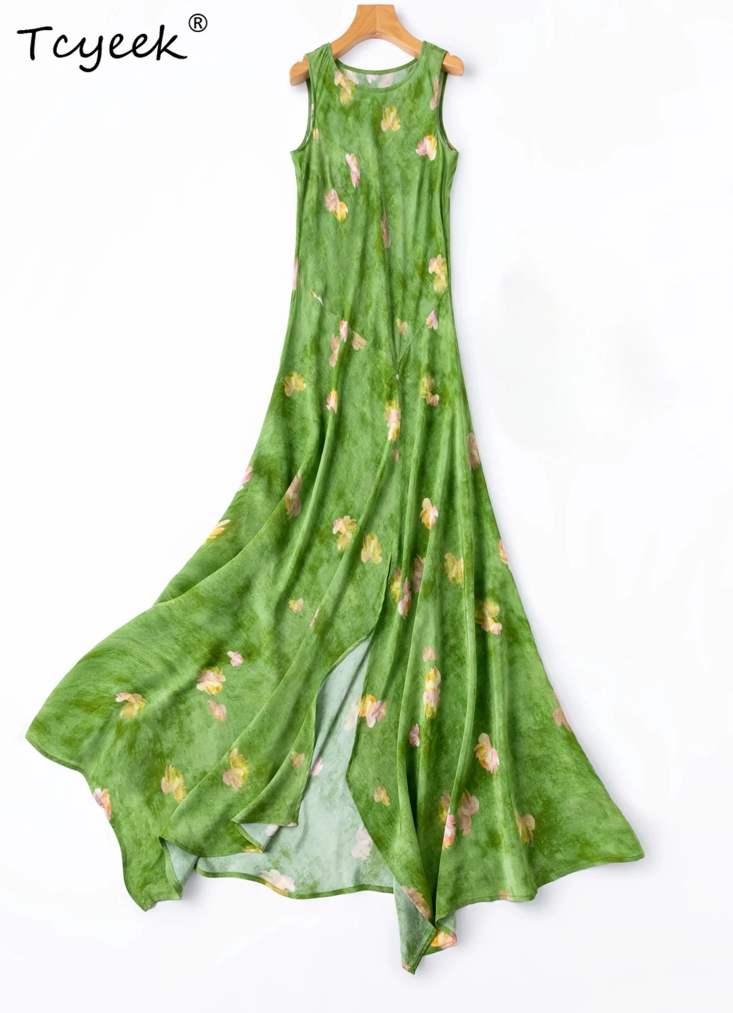 Tcyeek 100% Natural Mulberry Silk Elegant Dress Summer Clothes Womens Dresses Vest Maxi Bodycon Dress Slim Fit Платье Женское
Tcyeek 100% Natural Mulberry Silk Elegant Dress Summer Clothes Womens Dresses Vest Maxi Bodycon Dress Slim Fit Платье Женское
