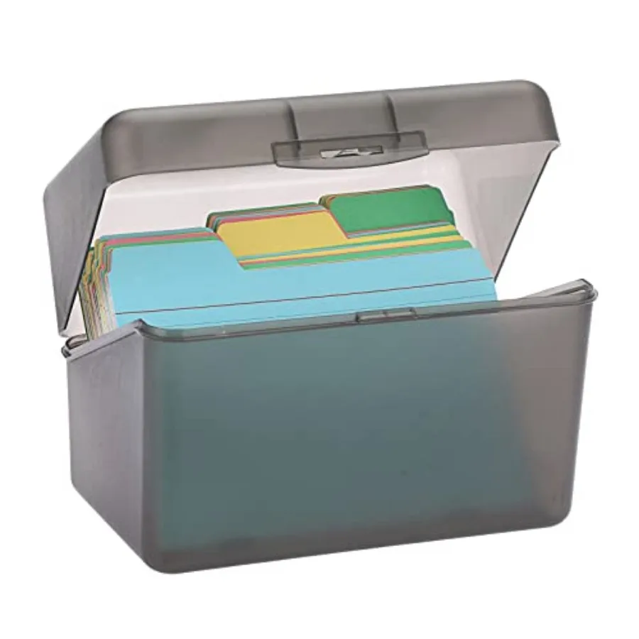 1 Pack 4 x 6 inch Index Card Box-Index Card Holder Notecard Box Recipe Card Box Plastic Storage Organizer for Filling Index Car
1 Pack 4 x 6 inch Index Card Box-Index Card Holder Notecard Box Recipe Card Box Plastic Storage Organizer for Filling Index Car