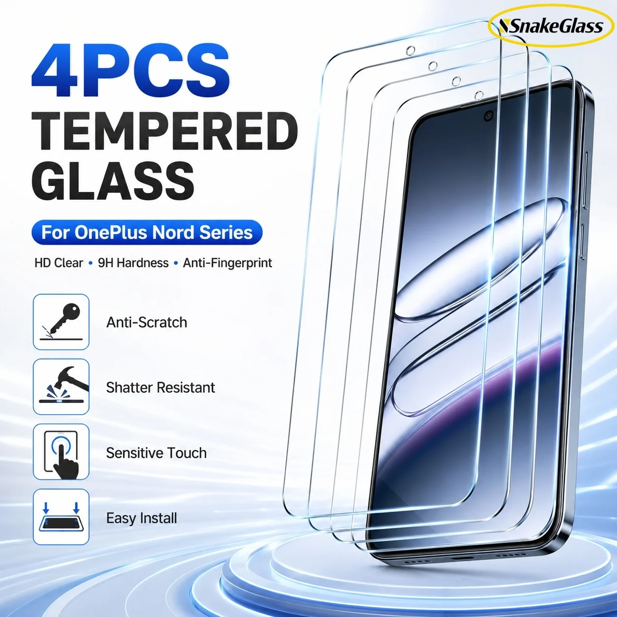 4PCS Tempered Glass For Oneplus Nord 5 4 3 2 CE 5 4Lite 3 2Lite N100 N10 5G HD Clear Premium Protective Smooth Screen Protector
4PCS Tempered Glass For Oneplus Nord 5 4 3 2 CE 5 4Lite 3 2Lite N100 N10 5G HD Clear Premium Protective Smooth Screen Protector