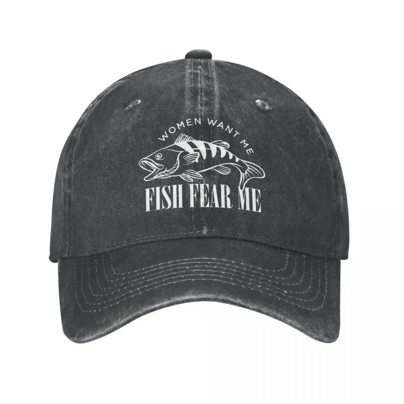 Unisex Vintage distressed Denim Baseball Cap, fish fears me, all seasons, travel adjustable caps, men and women
Unisex Vintage distressed Denim Baseball Cap, fish fears me, all seasons, travel adjustable caps, men and women