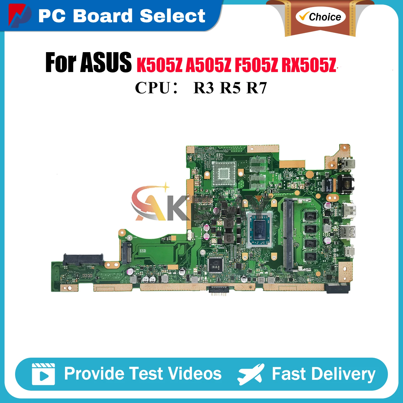 X505ZA Материнская плата для ноутбука ASUS VivoBook RX505Z X505ZA F505Z K505Z A505Z X505Z Материнская плата с процессором R3 R5 R7 100% tests OK stk
X505ZA Материнская плата для ноутбука ASUS VivoBook RX505Z X505ZA F505Z K505Z A505Z X505Z Материнская плата с процессором R3 R5 R7 100% tests OK stk
