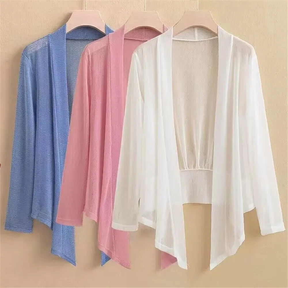 Women Spring Summer Sun Protection Clothing Shawl Oversized Outerwear Female Long Sleeve Cardigan Shirt Women Thin Coat Jacket
Women Spring Summer Sun Protection Clothing Shawl Oversized Outerwear Female Long Sleeve Cardigan Shirt Women Thin Coat Jacket