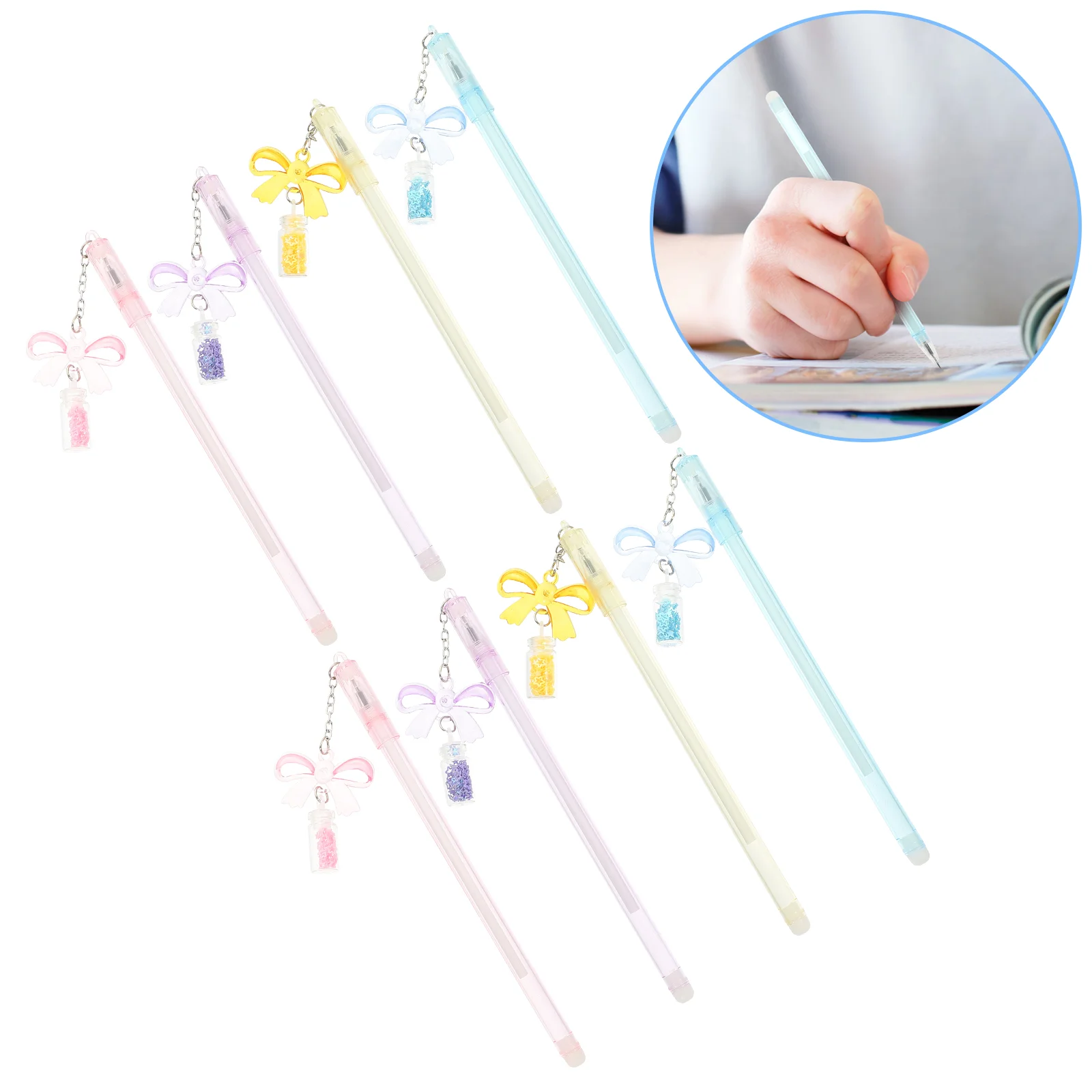 8 Pcs Come Pen Drift Bottle Cartoon Pens Adorable Kids Gel Girl Gift for Portable Girls Child Student
8 Pcs Come Pen Drift Bottle Cartoon Pens Adorable Kids Gel Girl Gift for Portable Girls Child Student
