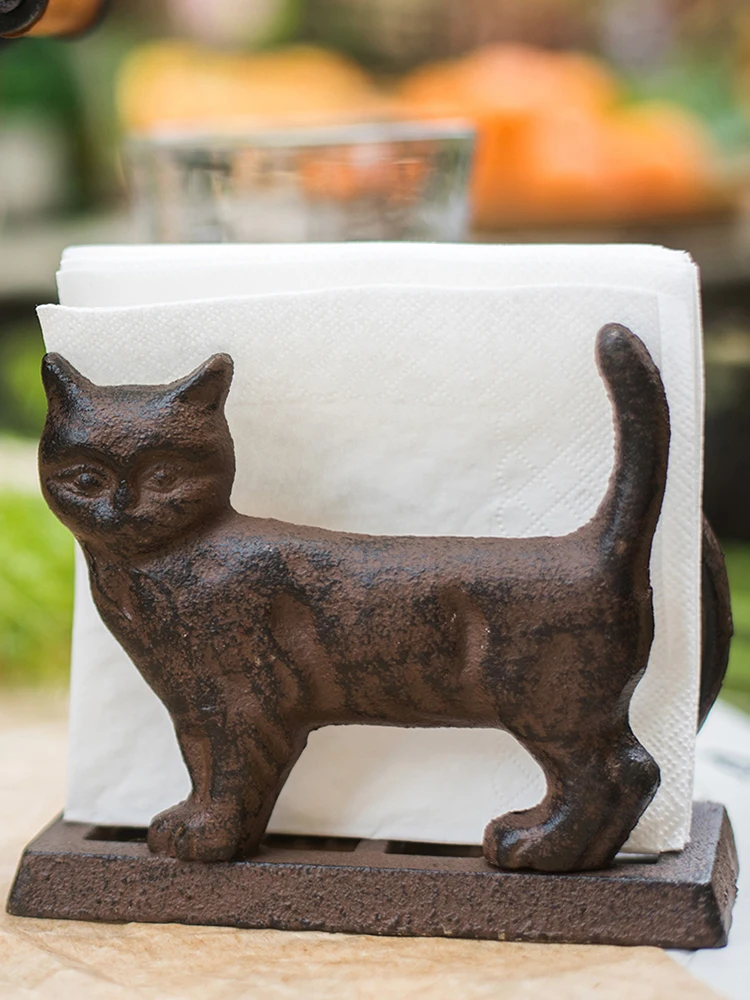 Retro Cast Iron Table Napkin Holder Vertical Style for Western Restaurant Bar Personalized Decorative Creative Napkin Rack
Retro Cast Iron Table Napkin Holder Vertical Style for Western Restaurant Bar Personalized Decorative Creative Napkin Rack