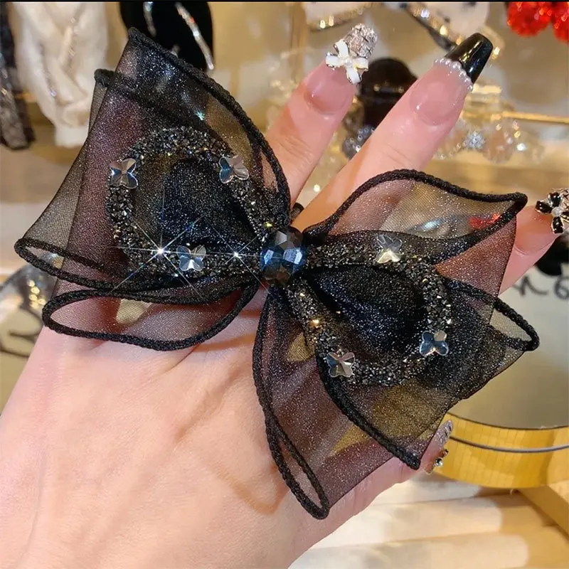 Korean Versatile Hair Ties with Elegant Bow Knot Mesh and Flash Diamond Rhinestone Accessories for Women
Korean Versatile Hair Ties with Elegant Bow Knot Mesh and Flash Diamond Rhinestone Accessories for Women