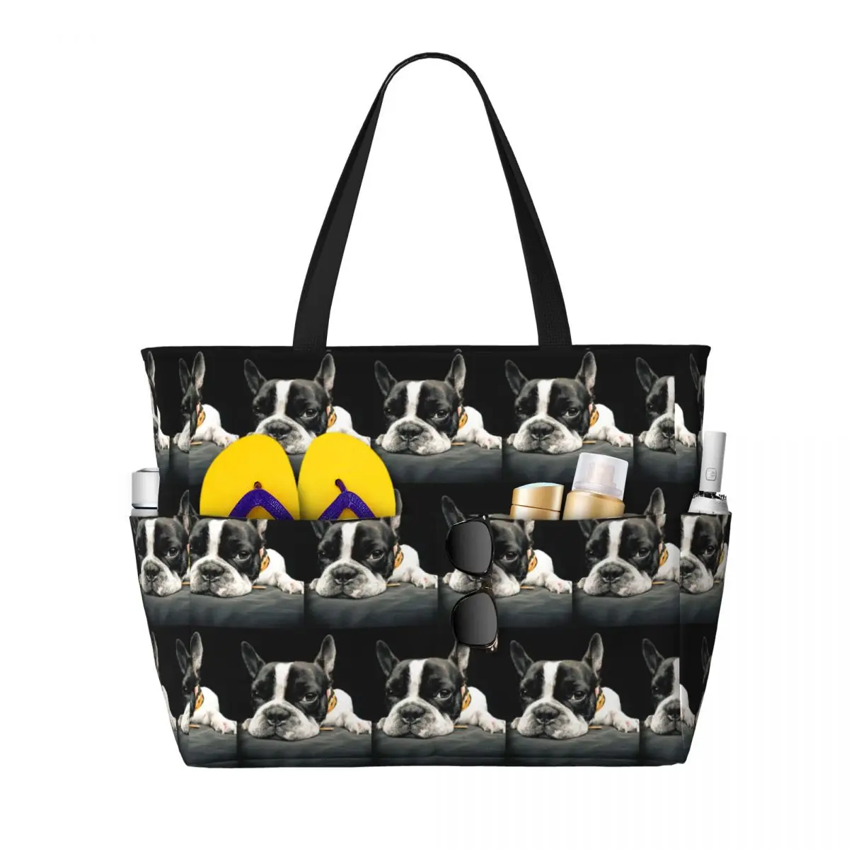 Black Boston Terrier Beach Tote Bag Sport Gym Yoga Duffle Large Tote Bag Women Travel Bag Fitness bag
Black Boston Terrier Beach Tote Bag Sport Gym Yoga Duffle Large Tote Bag Women Travel Bag Fitness bag
