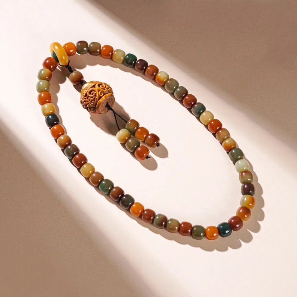 Retro Colorful Rosary Beads Bracelets Tassel Jewelry Beaded Handheld Necklace Wooden Mood Tracker Dunhuang Bodhi Bracelet Gifts 
Retro Colorful Rosary Beads Bracelets Tassel Jewelry Beaded Handheld Necklace Wooden Mood Tracker Dunhuang Bodhi Bracelet Gifts