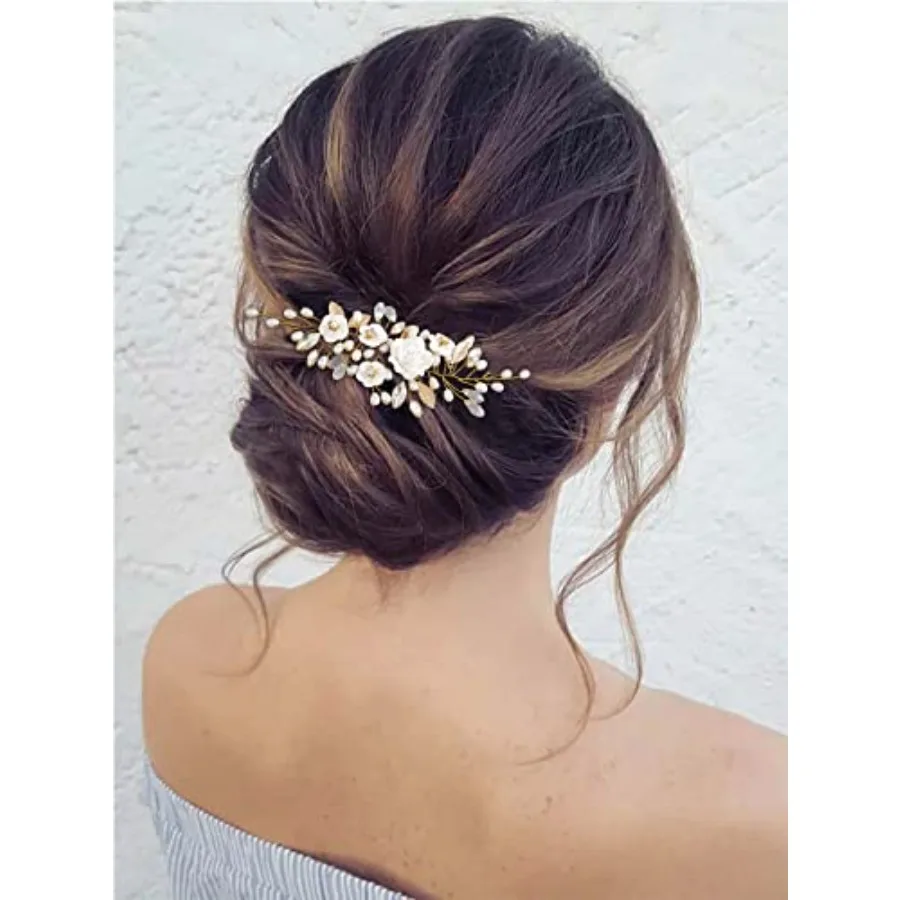 Flower Weddg Hair Ve Pearl Bridal Hair Pieces Crystal Hair Accessories for Bride and Women
Flower Weddg Hair Ve Pearl Bridal Hair Pieces Crystal Hair Accessories for Bride and Women