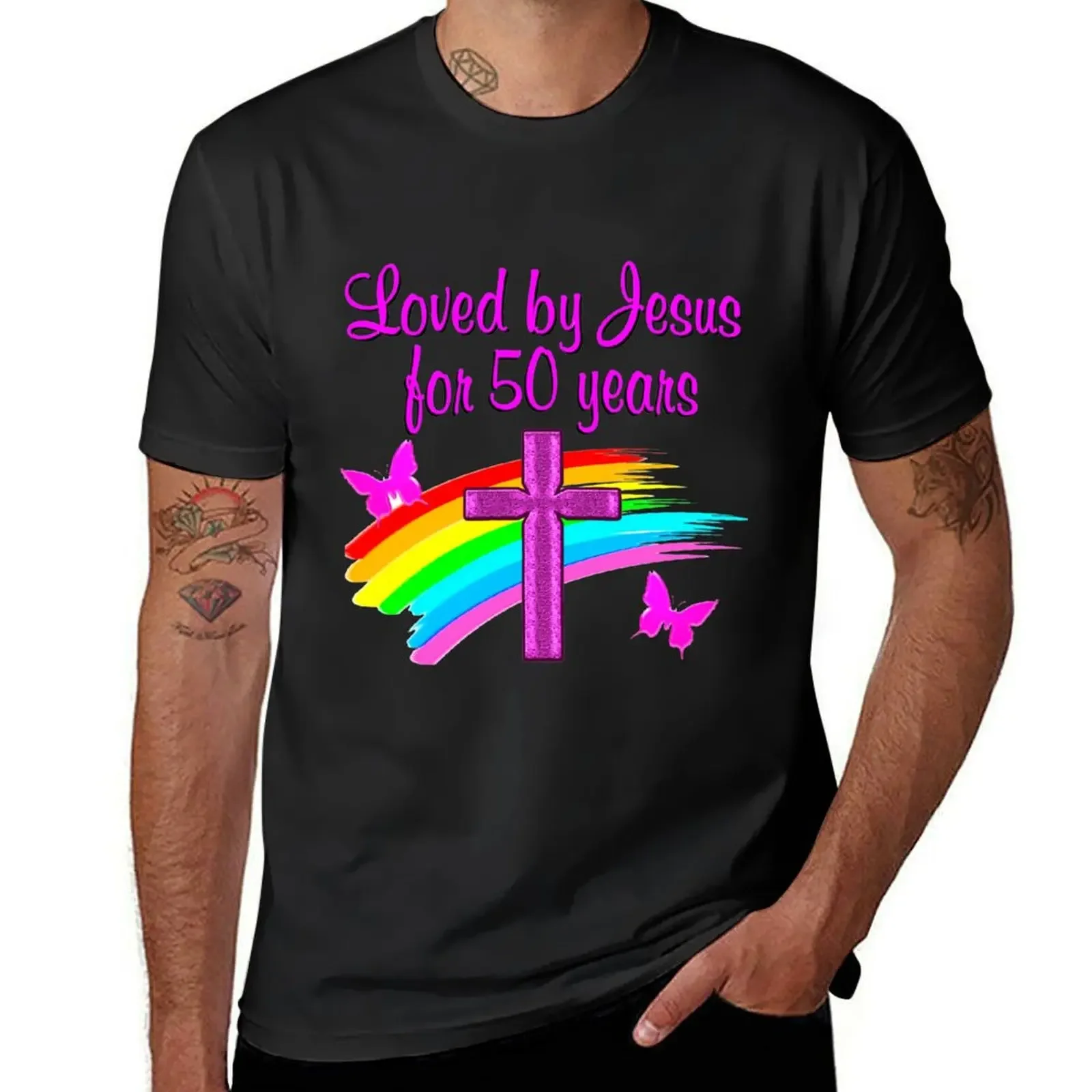 BLESSED BY JESUS FOR 50 YEARS T-Shirt clothes Funny t-shirt designer shirts korean fashion mens graphic t-shirts anime
BLESSED BY JESUS FOR 50 YEARS T-Shirt clothes Funny t-shirt designer shirts korean fashion mens graphic t-shirts anime