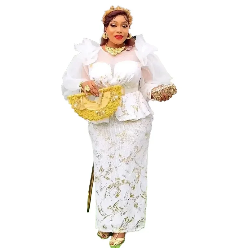 Sequin African Dresses for Women Fashion Plus Size Christmas Evening Party Long Dress Dashiki Ankara Outfit Robe African Clothes
Sequin African Dresses for Women Fashion Plus Size Christmas Evening Party Long Dress Dashiki Ankara Outfit Robe African Clothes