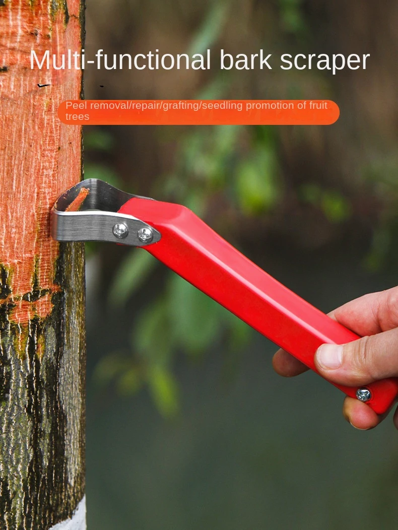 Stainless Steel Double-Edged Tree Scraper – Ergonomic Handle, Labor-Saving Efficient Pruning Tool for Fruit Tree Ring Peeling &
Stainless Steel Double-Edged Tree Scraper – Ergonomic Handle, Labor-Saving Efficient Pruning Tool for Fruit Tree Ring Peeling &