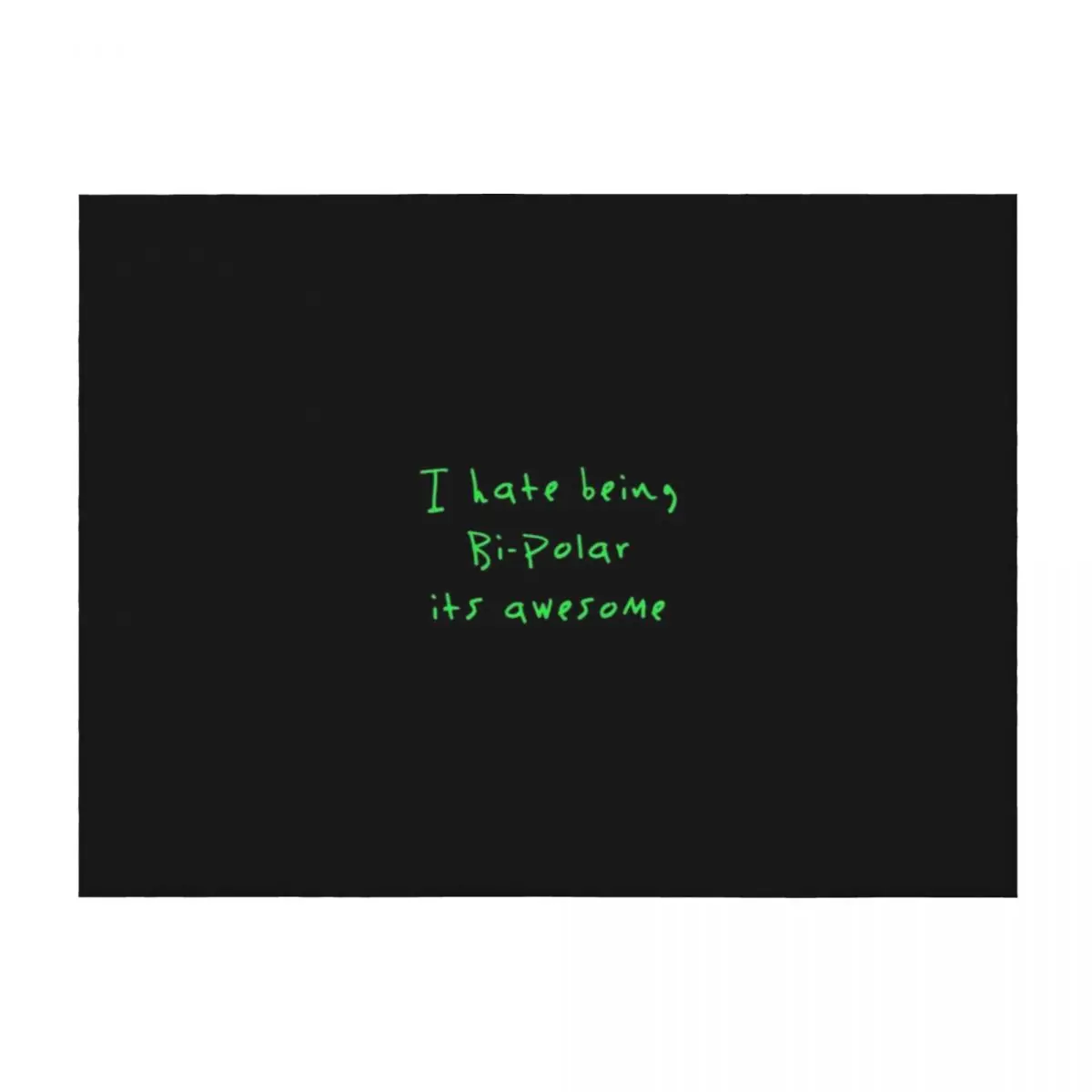 i hate being bipolar its awesome Kanye West Throw Blanket Sofa Throw Plush Soft Plaid Sofa Blankets
i hate being bipolar its awesome Kanye West Throw Blanket Sofa Throw Plush Soft Plaid Sofa Blankets