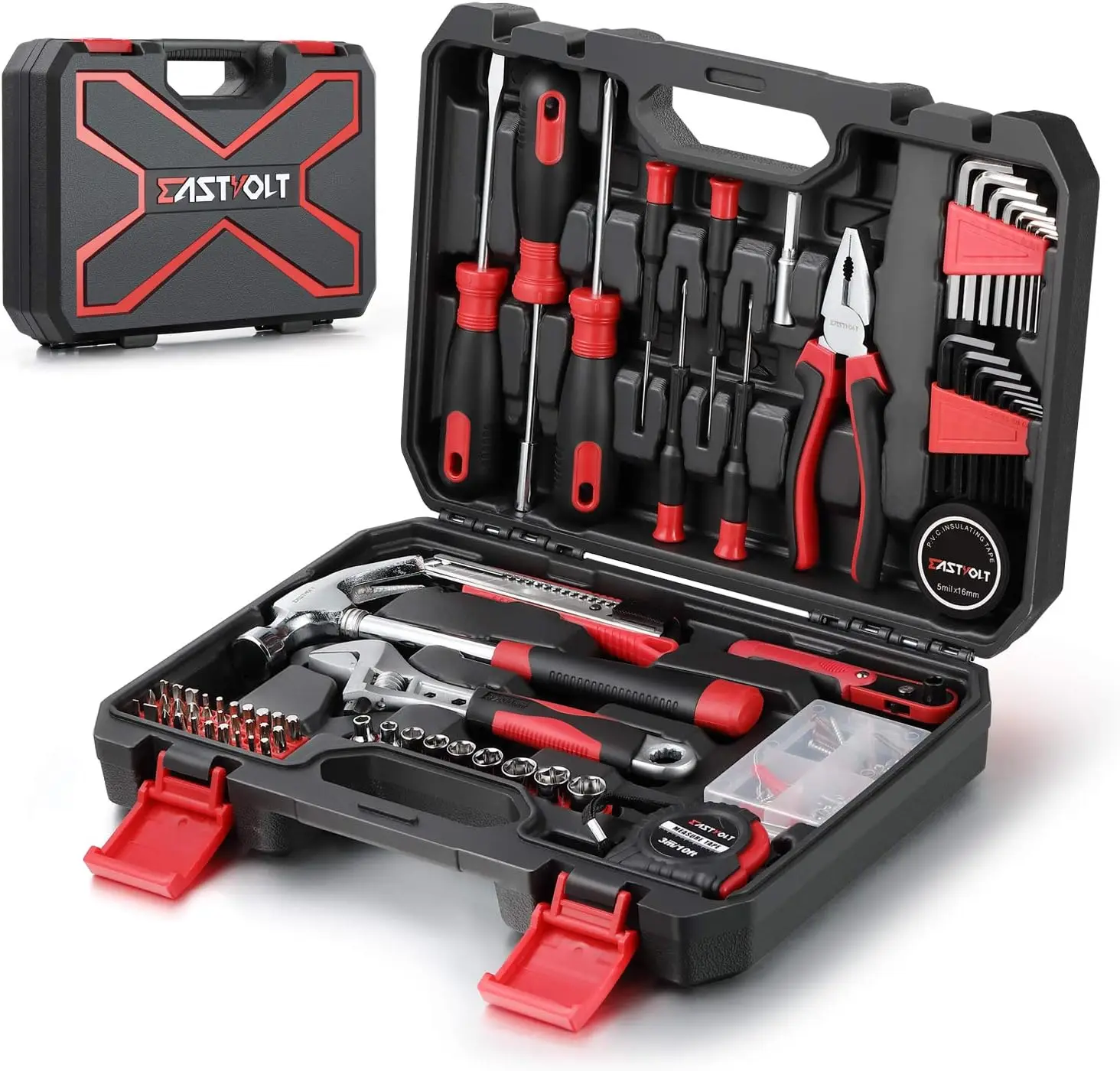 128-Piece Home Repair Tool Set with Storage Toolbox, Essential Hand Tools for Household DIY Projects
128-Piece Home Repair Tool Set with Storage Toolbox, Essential Hand Tools for Household DIY Projects
