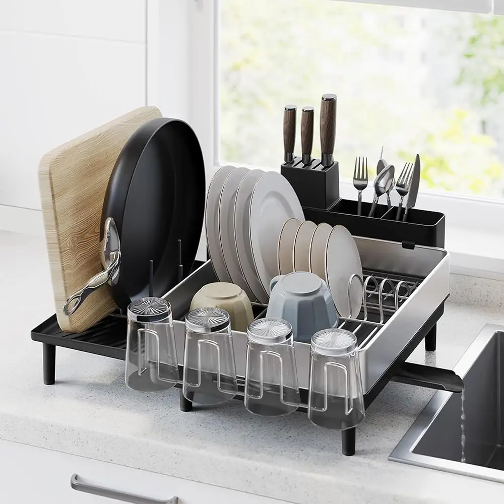Free ShippingLarge Dish Drying Rack, Expandable Dish Dryer for Kitchen Counter, Stainless Steel Dish Rack with Rotatable Spout,
Free ShippingLarge Dish Drying Rack, Expandable Dish Dryer for Kitchen Counter, Stainless Steel Dish Rack with Rotatable Spout,