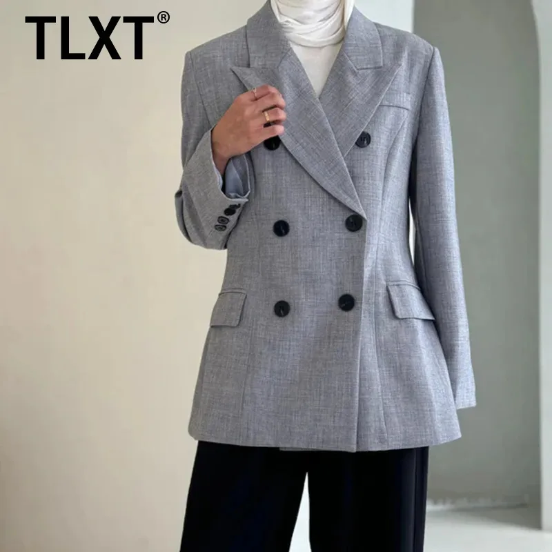 TLXT Fashion Women's Waist-Cinching Blazer - Spring Summer Tailored Jacket Slim Fit Office Wear Fashion 2025 Summer New XK1409
TLXT Fashion Women's Waist-Cinching Blazer - Spring Summer Tailored Jacket Slim Fit Office Wear Fashion 2025 Summer New XK1409