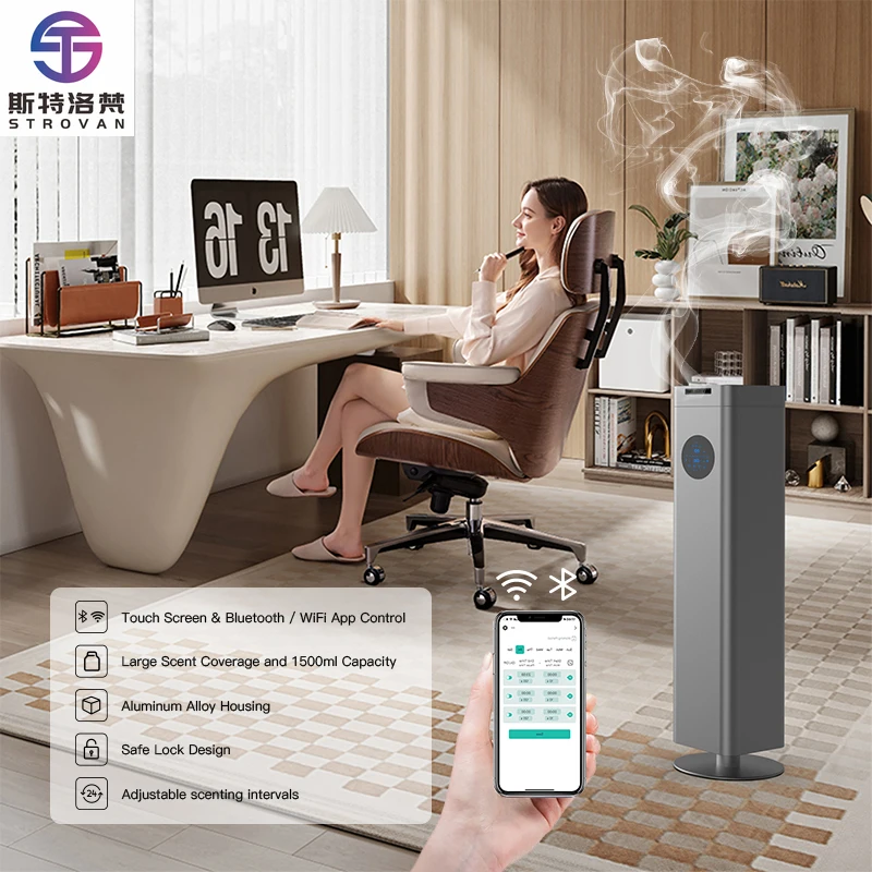 Commercial Scent Diffuser Machine HCAC 4000CBM Electric Difusor De Aromas Waterless Diffuser
Commercial Scent Diffuser Machine HCAC 4000CBM Electric Difusor De Aromas Waterless Diffuser